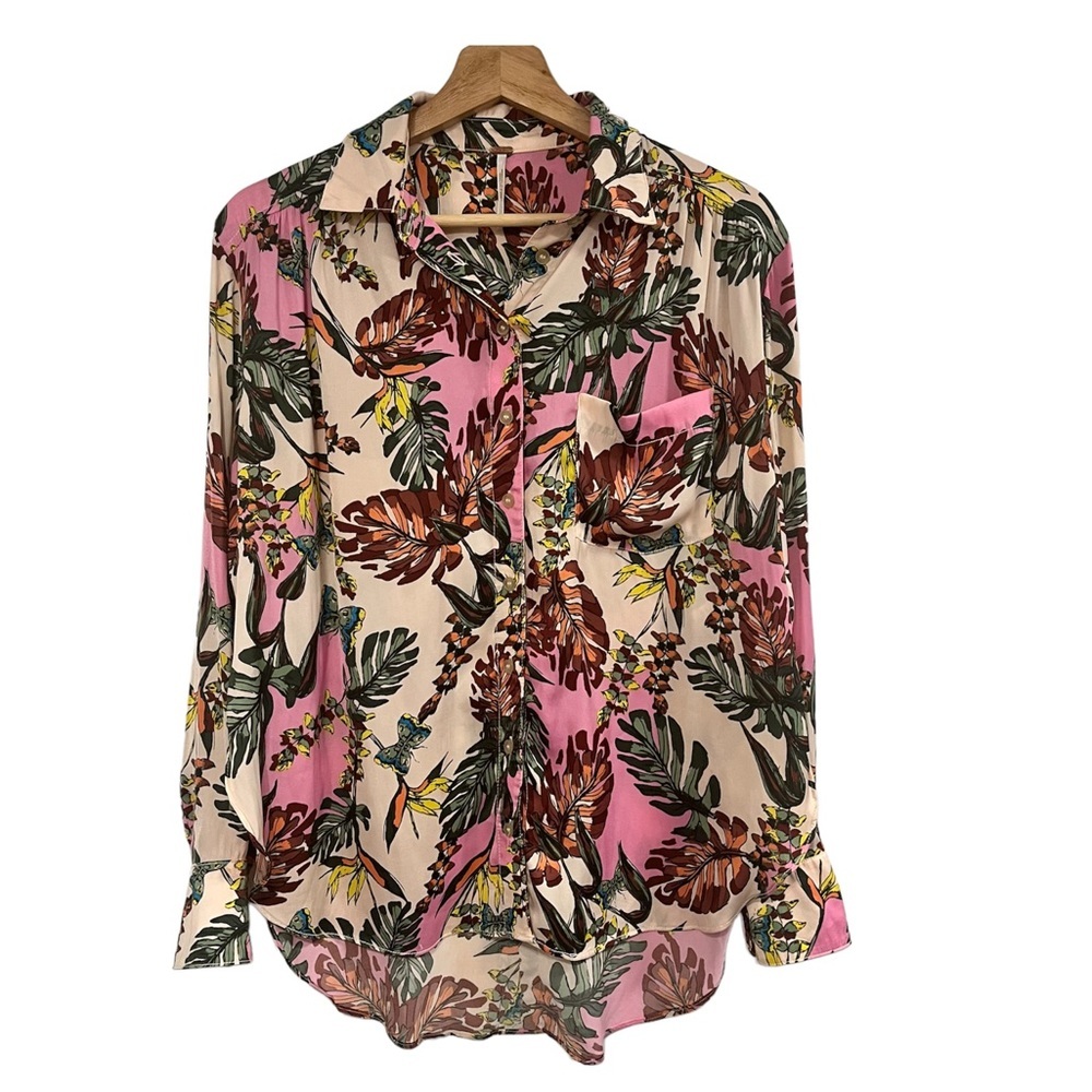 Free People Under the Palms button down shirt - size XS